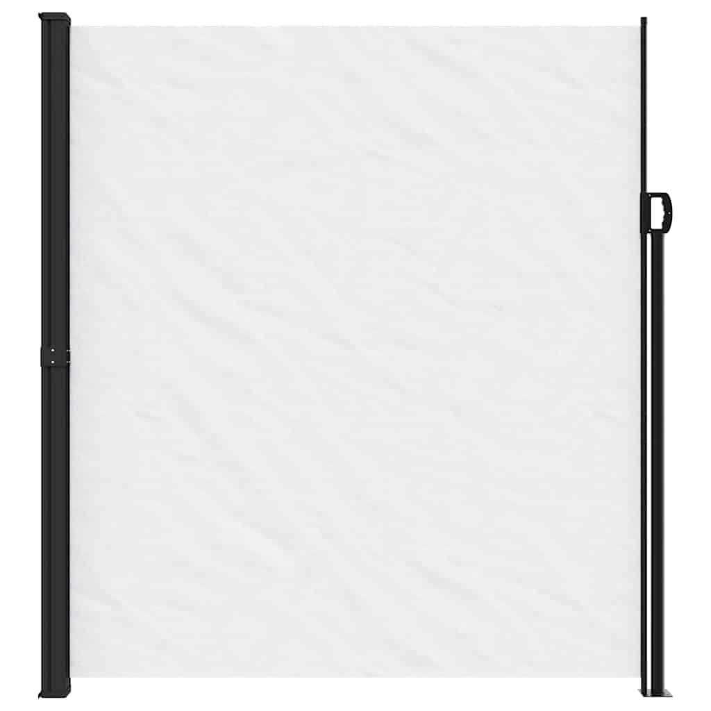 vidaXL Windscherm uittrekbaar 220x500 cm wit afbeelding
