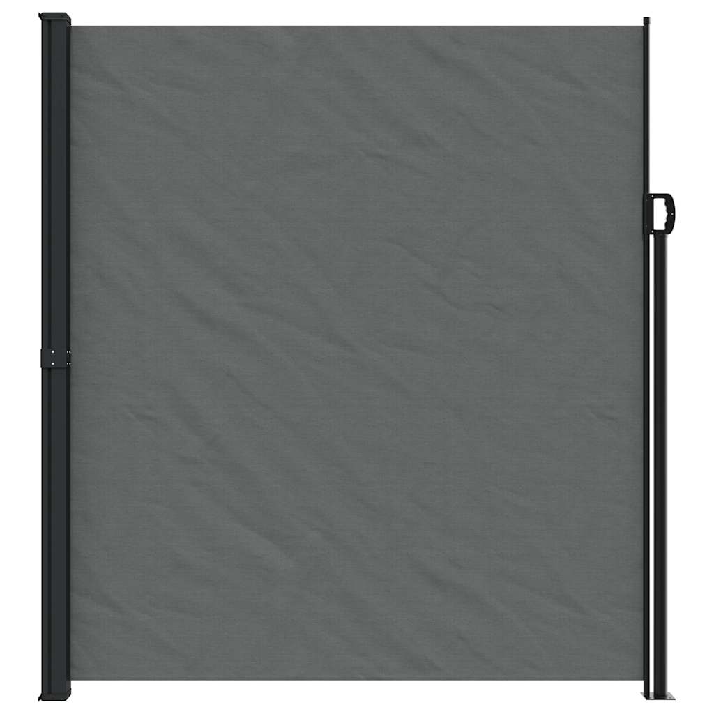 vidaXL Windscherm uittrekbaar 220x500 cm antracietkleurig afbeelding