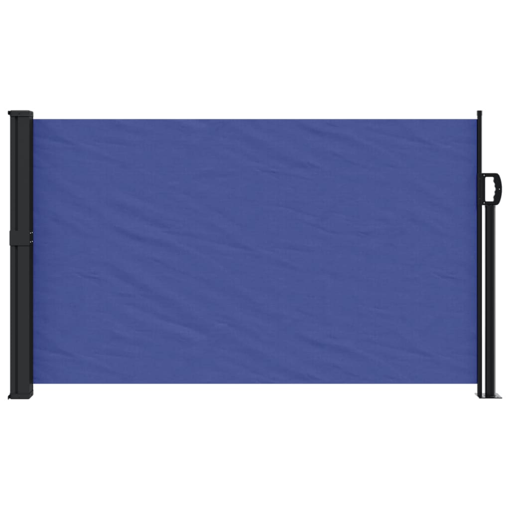 vidaXL Windscherm uittrekbaar 120x600 cm blauw afbeelding