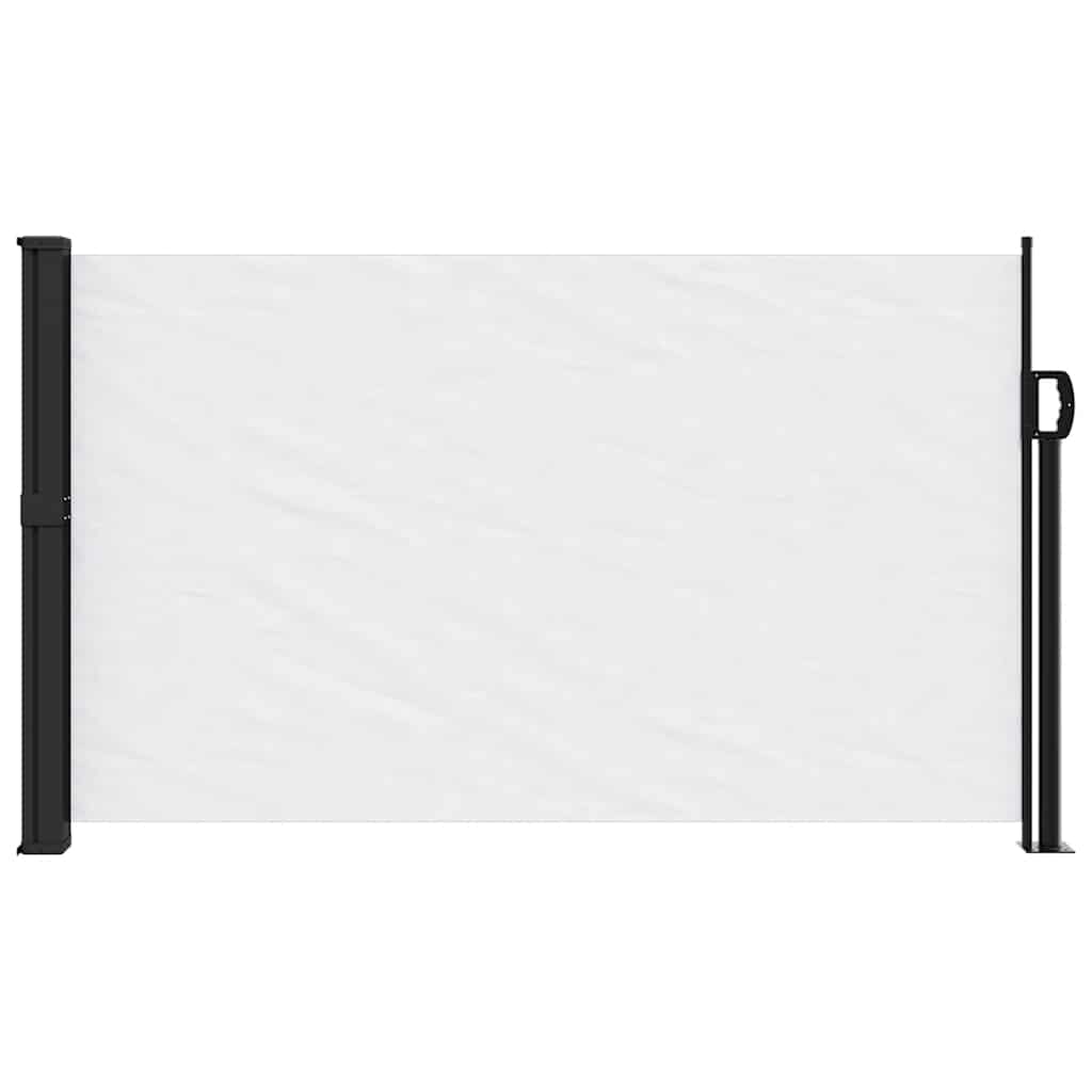 vidaXL Windscherm uittrekbaar 120x600 cm wit afbeelding