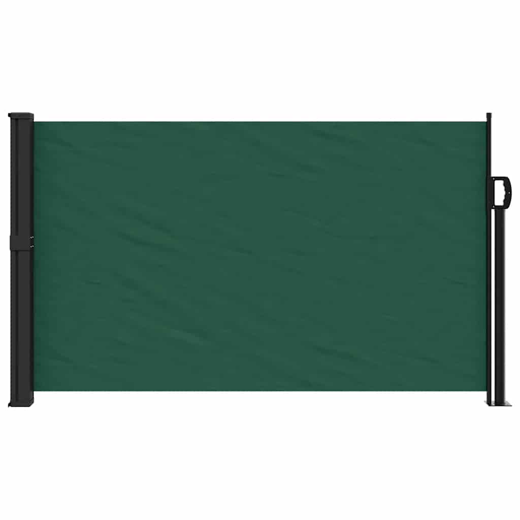 vidaXL Windscherm uittrekbaar 120x600 cm donkergroen afbeelding