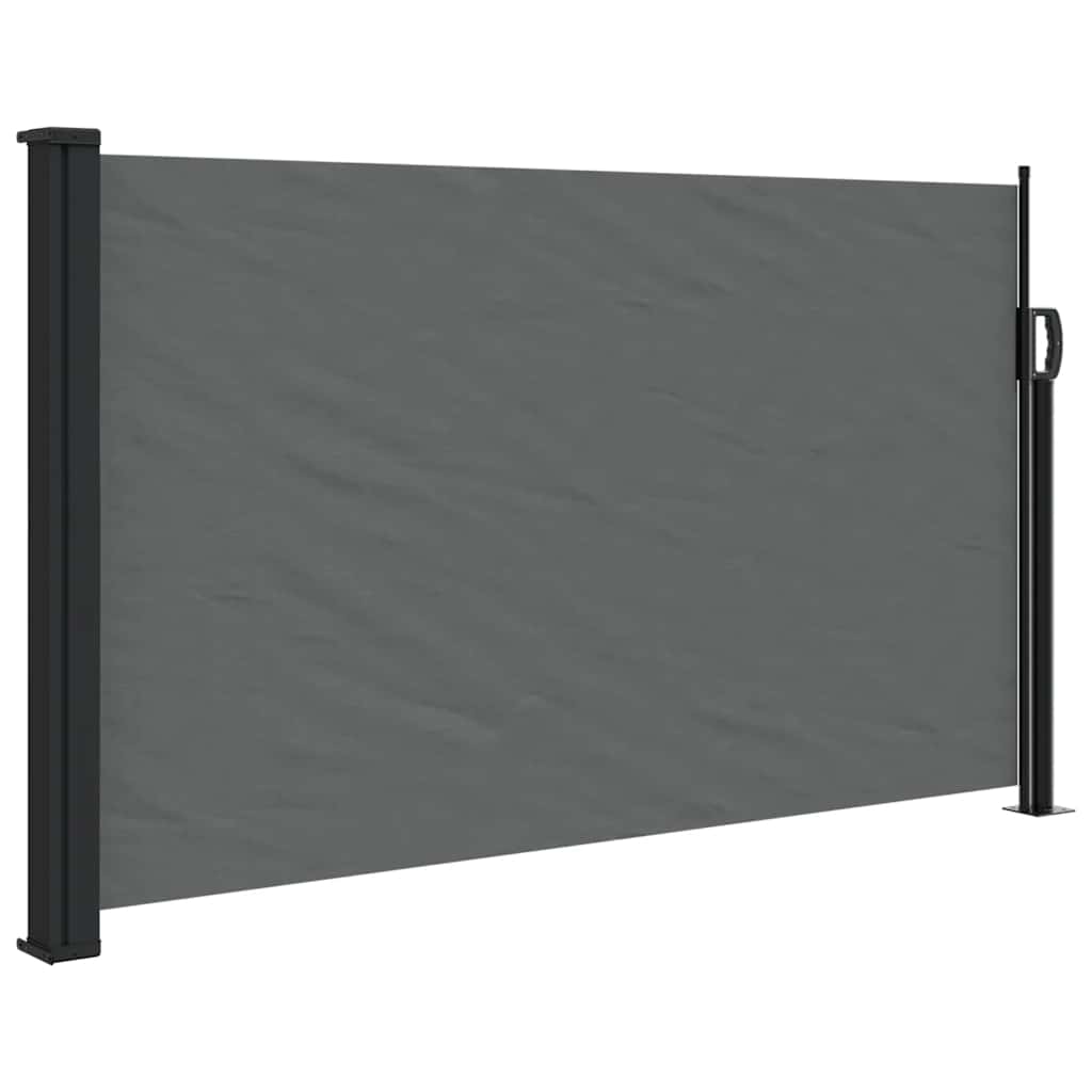 vidaXL Výsuvná bočná markíza antracitová 120x600 cm