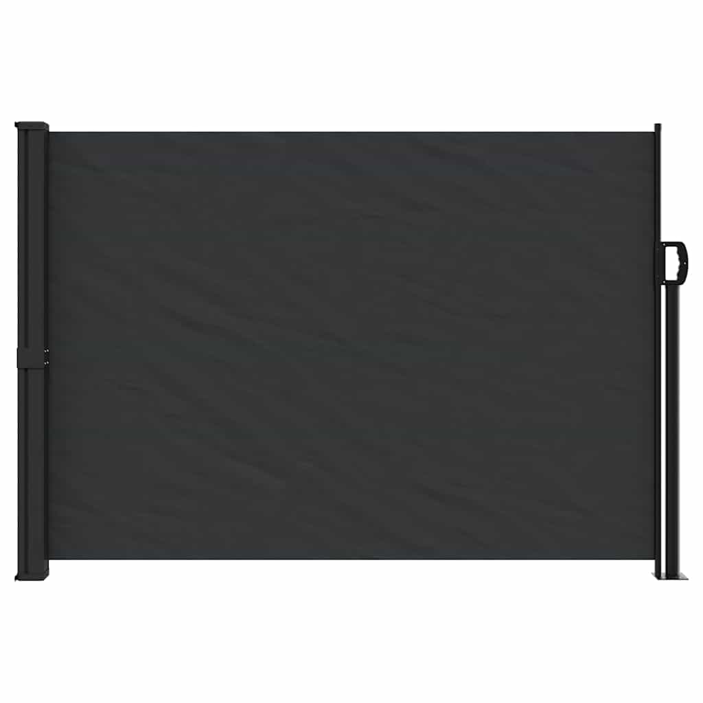 vidaXL Windscherm uittrekbaar 140x600 cm zwart afbeelding