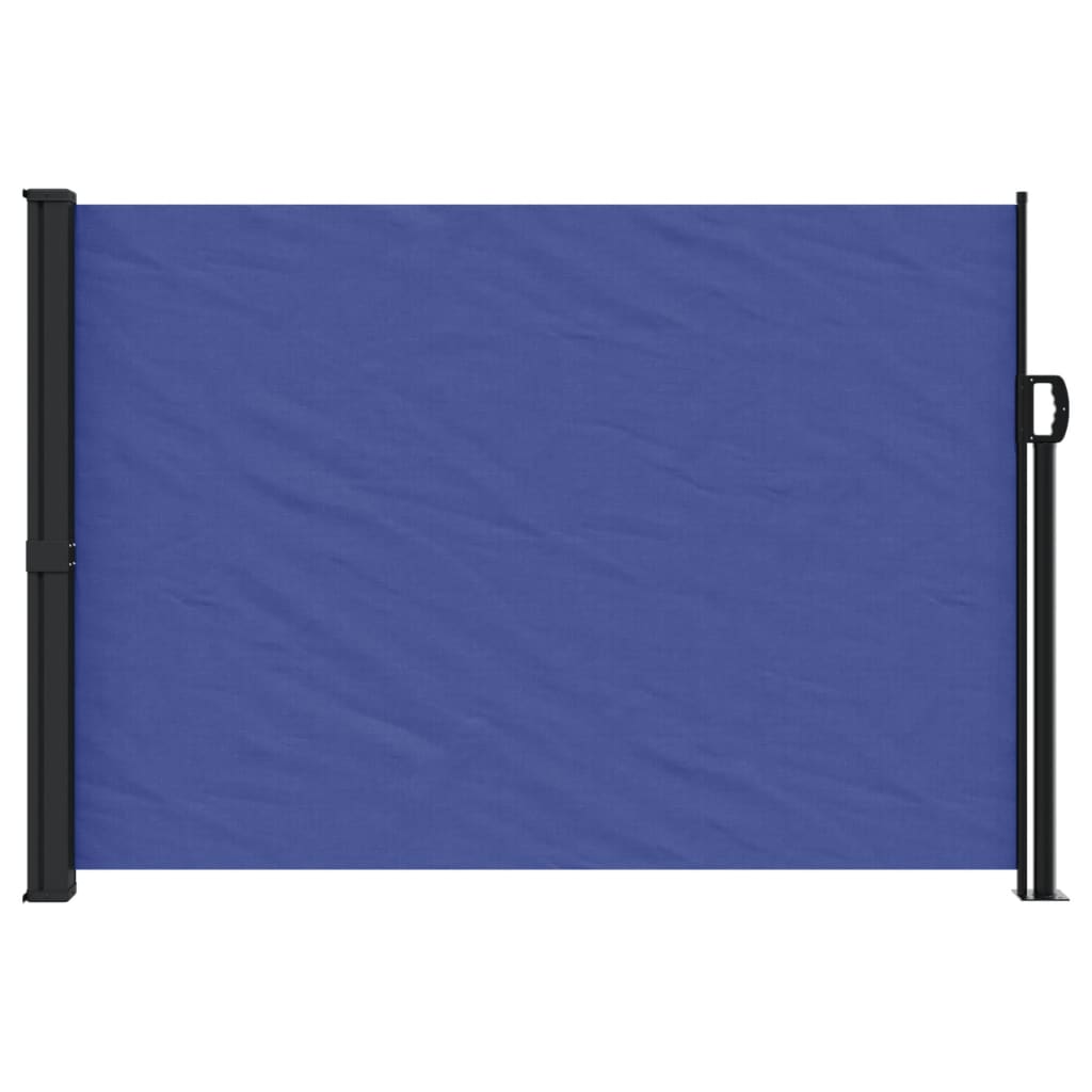 vidaXL Windscherm uittrekbaar 140x600 cm blauw afbeelding