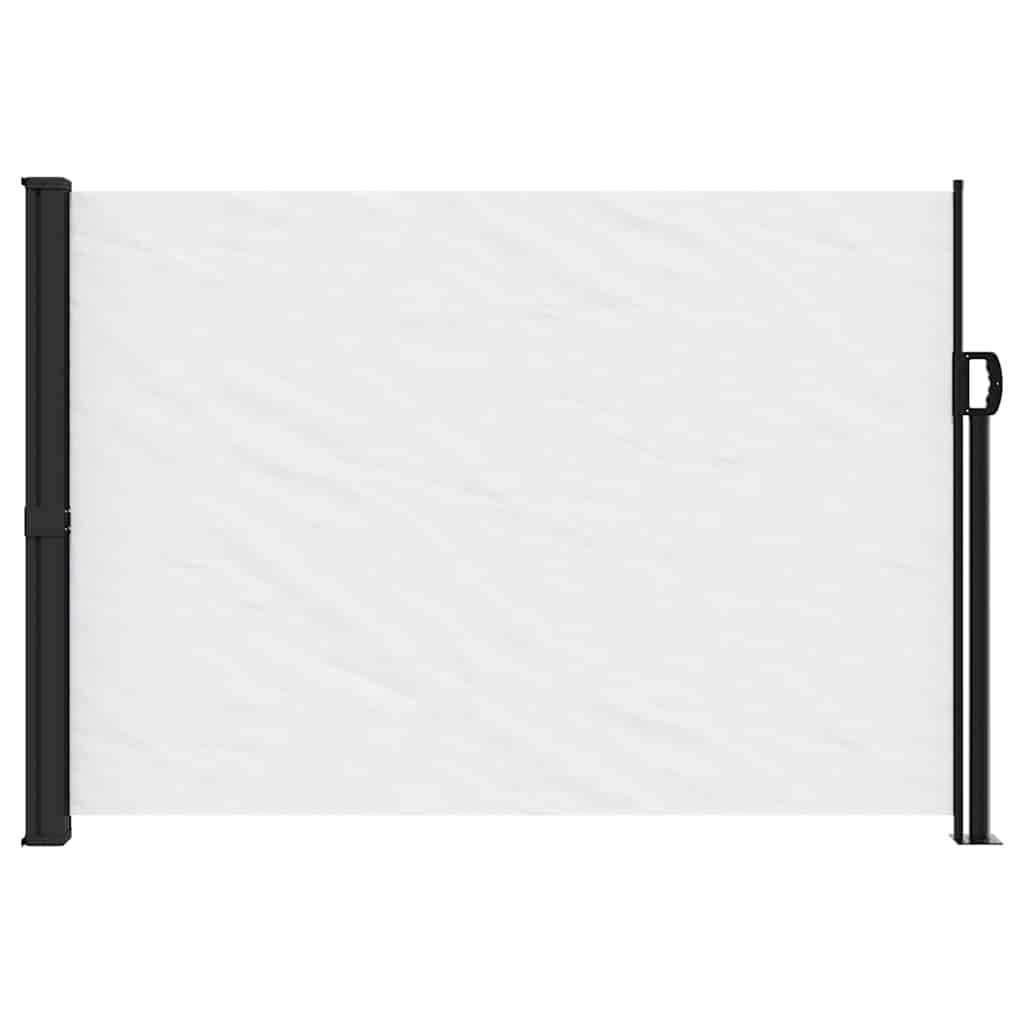 vidaXL Windscherm uittrekbaar 140x600 cm wit afbeelding