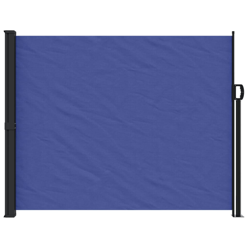 vidaXL Windscherm uittrekbaar 160x600 cm blauw afbeelding