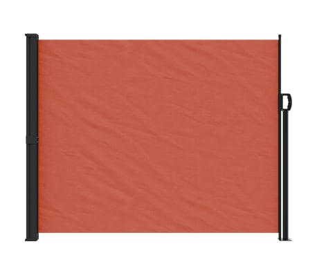 vidaXL Auvent lat&eacute;ral r&eacute;tractable terre cuite 160x600 cm