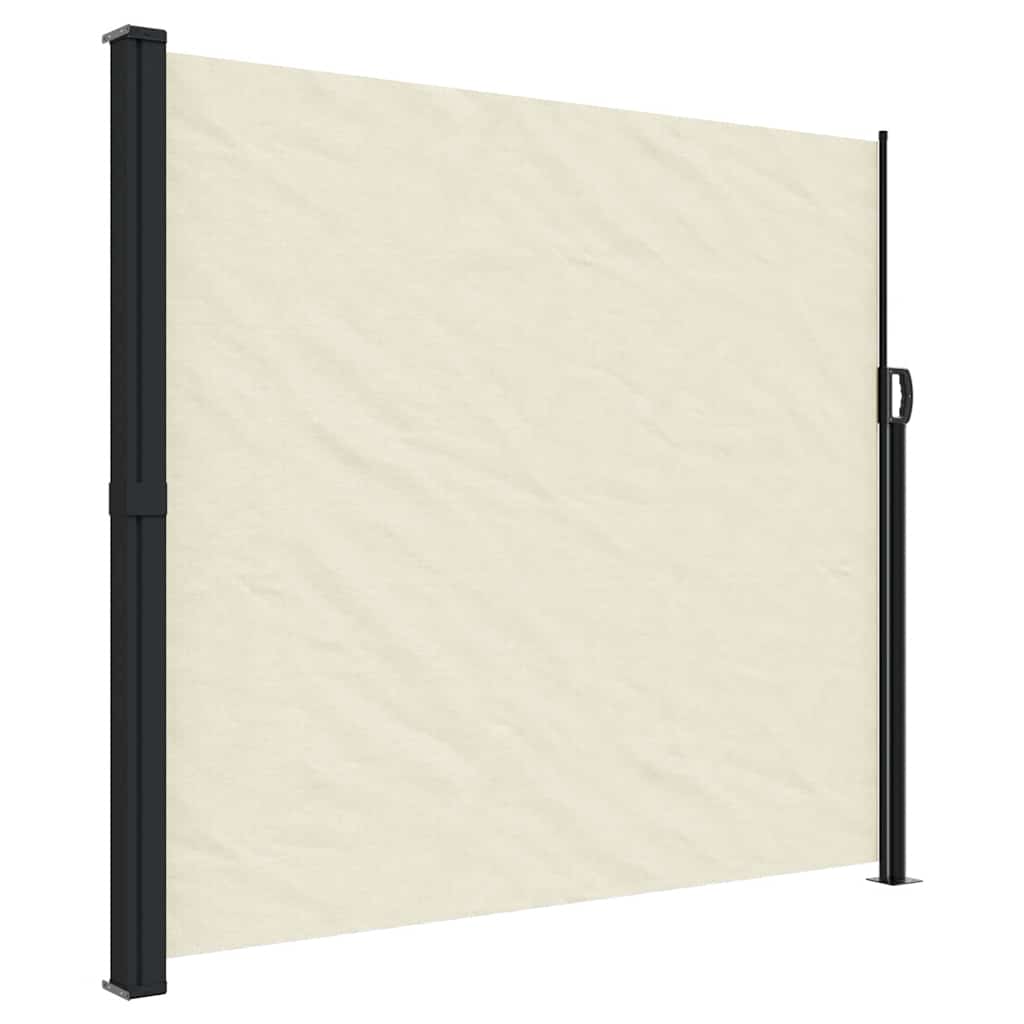 vidaXL ZatahovacĂ­ boÄŤnĂ­ markĂ˝za krĂ©movĂˇ 180 x 600 cm