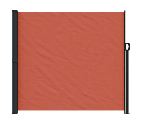 vidaXL Auvent lat&eacute;ral r&eacute;tractable terre cuite 180x600 cm