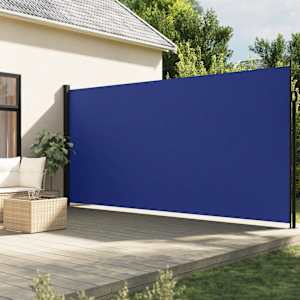 Zatahovací boční markýza modrá 200 x 600 cm - obrázek 1