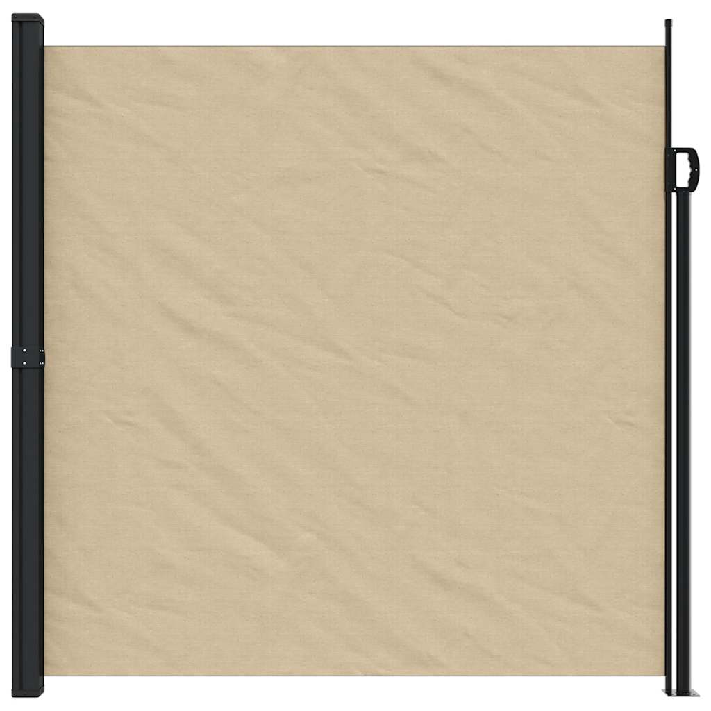 vidaXL Windscherm uittrekbaar 200x600 cm beige afbeelding