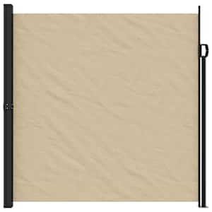 vidaXL Seitenmarkise Ausziehbar Beige 200x600 cm
