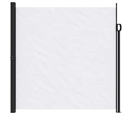 vidaXL &Uacute;tdraganlegur Hli&eth;arskj&oacute;lveggur Hv&iacute;tur 200x600 cm