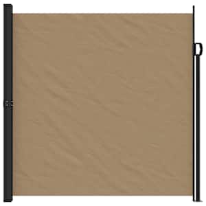Zatahovací boční markýza taupe 200 x 600 cm - obrázek 3