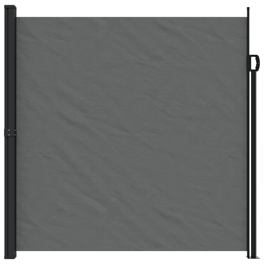 vidaXL Windscherm uittrekbaar 200x600 cm antracietkleurig afbeelding