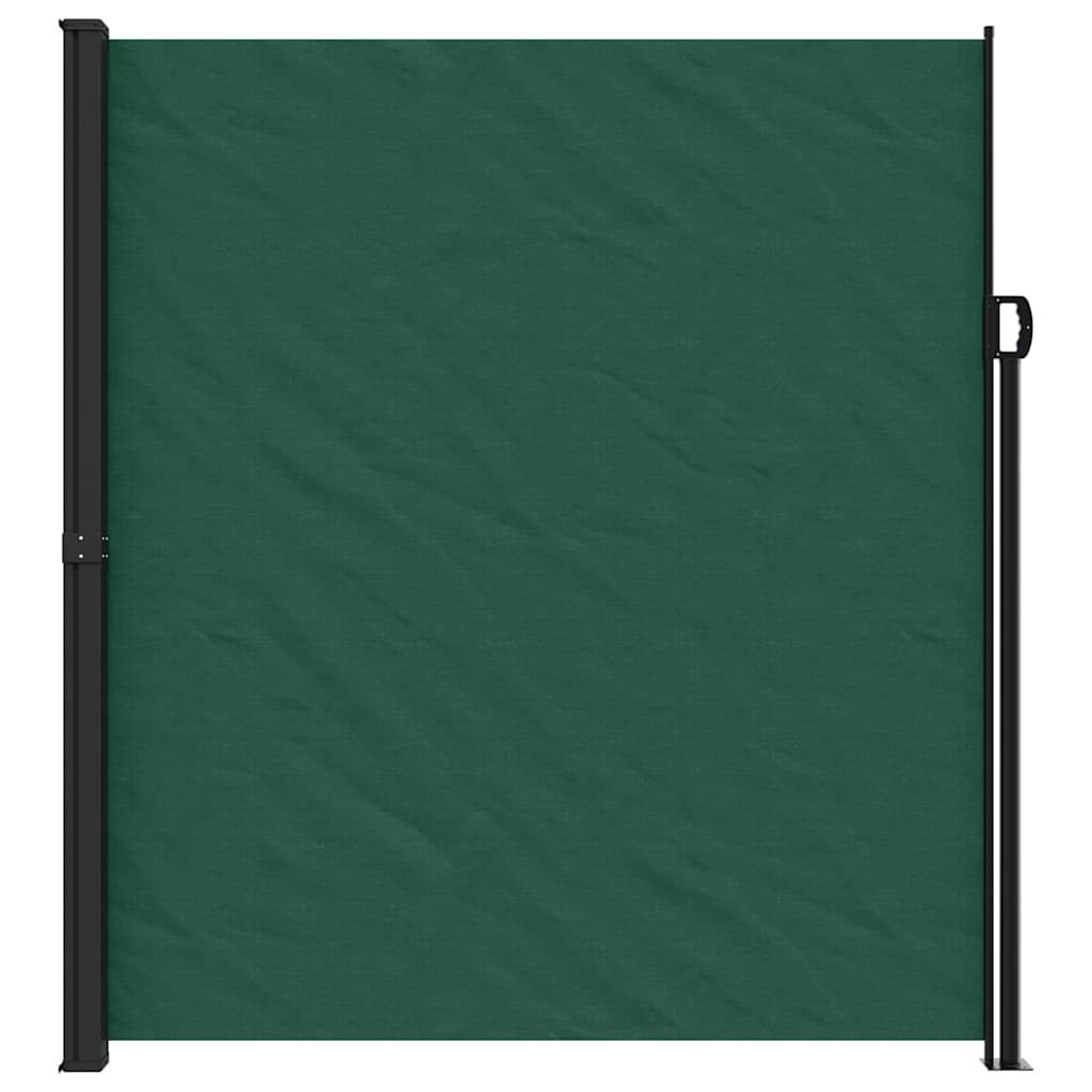 vidaXL Windscherm uittrekbaar 220x600 cm donkergroen afbeelding