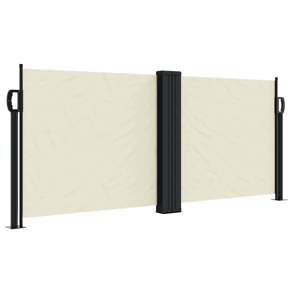 VidaXL Windscherm Uittrekbaar 100x600 Cm Crème
