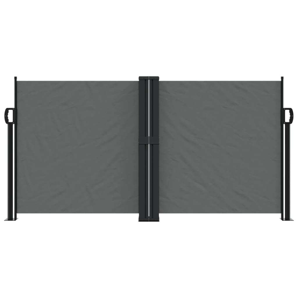 vidaXL Windscherm uittrekbaar 120x600 cm antraciet afbeelding
