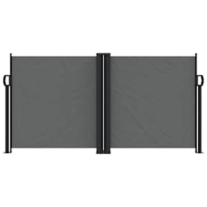 Zložljiva stranska tenda antracitna 120x600 cm - slika 3