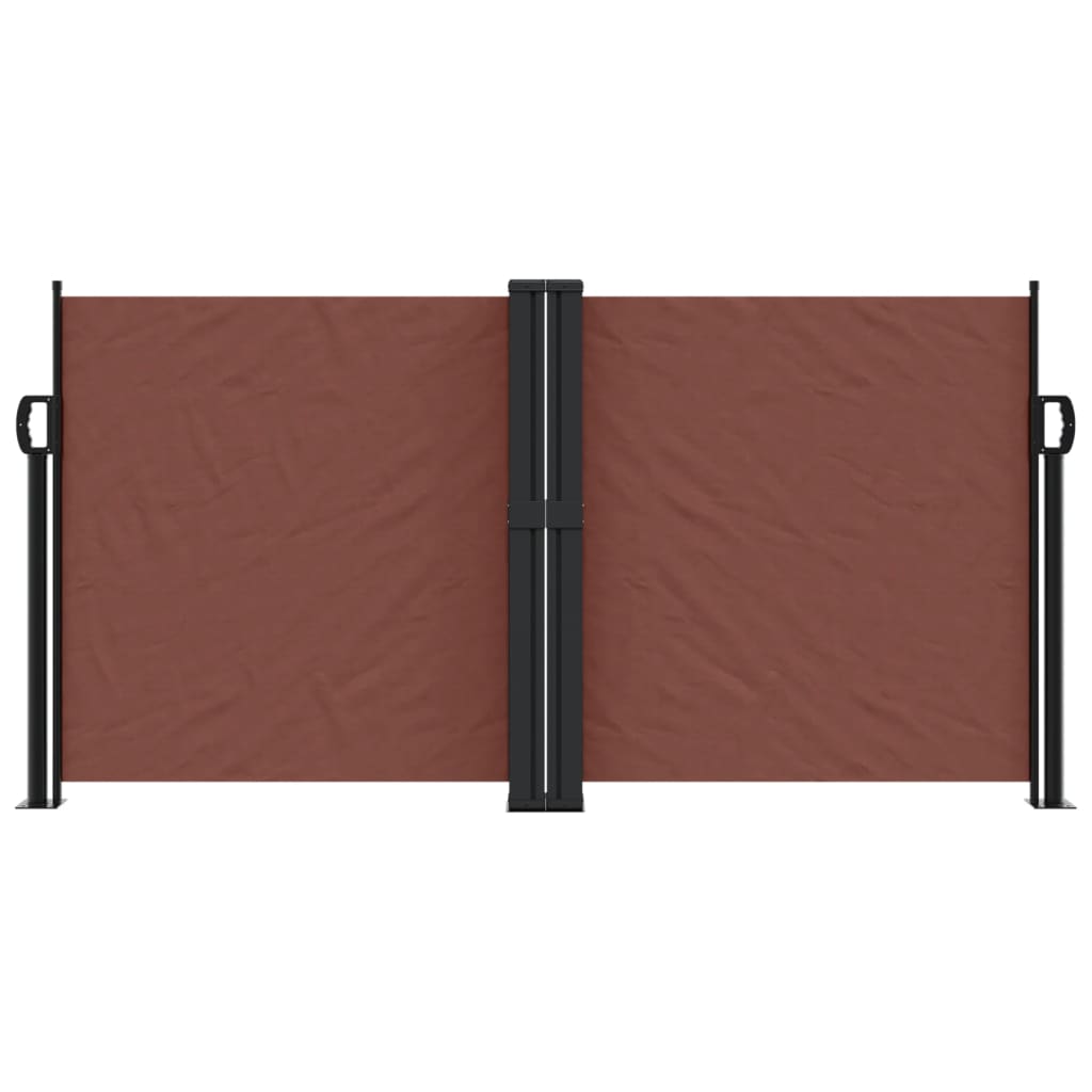 vidaXL Windscherm uittrekbaar 120x600 cm bruin afbeelding