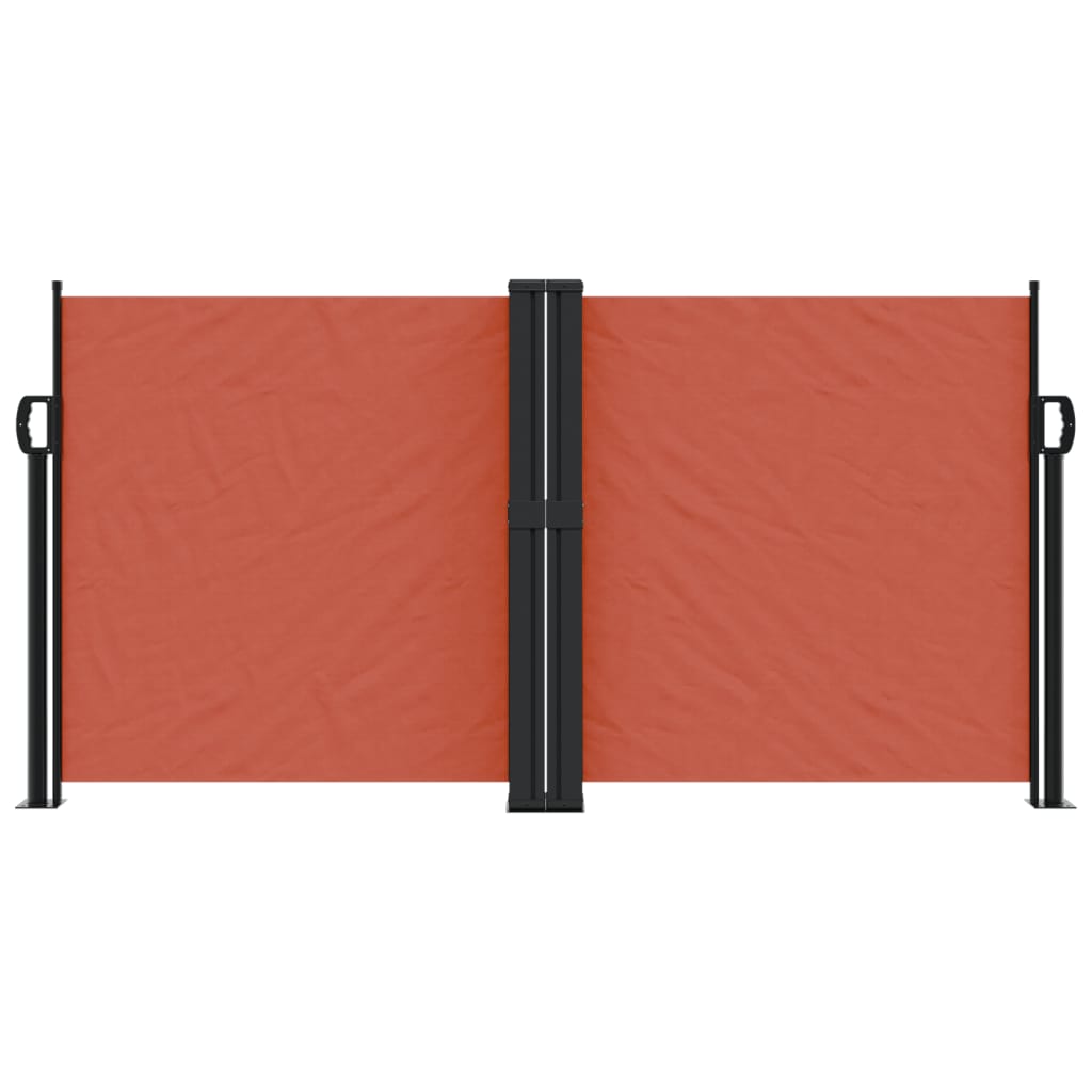vidaXL Windscherm uittrekbaar 120x600 cm terracotta afbeelding