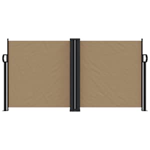 vidaXL Uvlačiva bočna tenda 120 x 600 cm smeđesiva