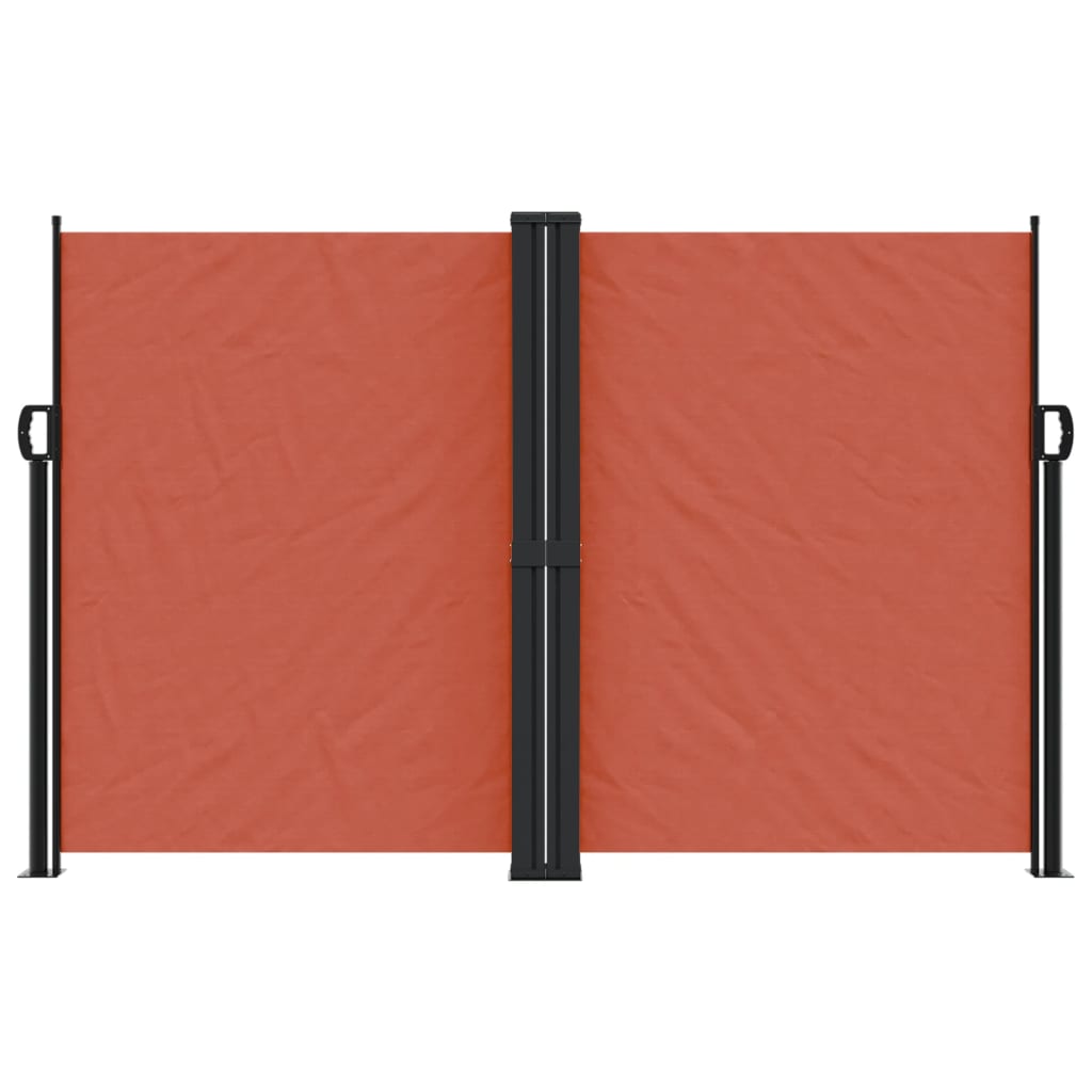 vidaXL Windscherm uittrekbaar 160x600 cm terracotta afbeelding