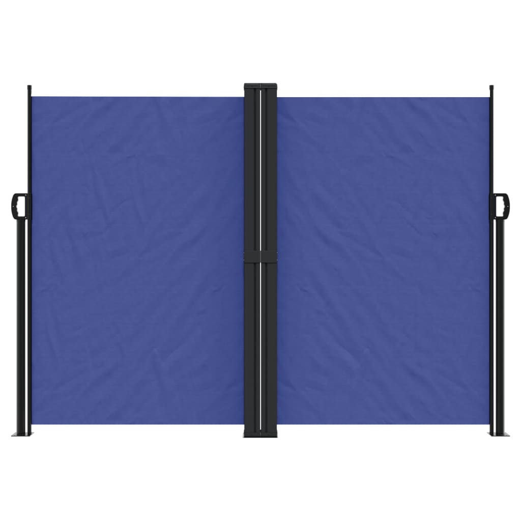 vidaXL Windscherm uittrekbaar 180x600 cm blauw afbeelding