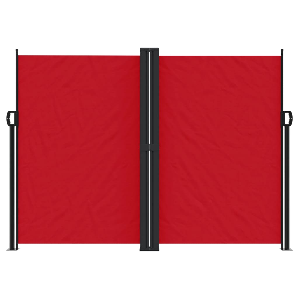 vidaXL Windscherm uittrekbaar 180x600 cm rood afbeelding