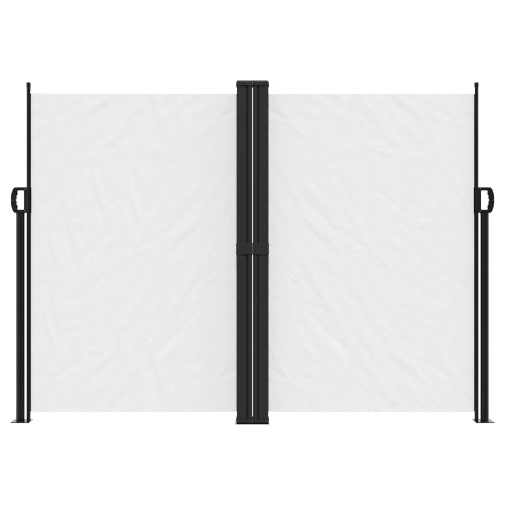vidaXL Windscherm uittrekbaar 180x600 cm wit afbeelding