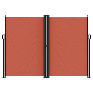 vidaXL Retractable Side Awning Terracotta 180x600 cm
