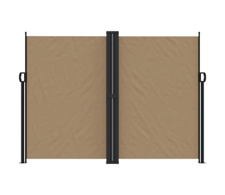 vidaXL Copertină laterală retractabilă, gri taupe, 180x600 cm