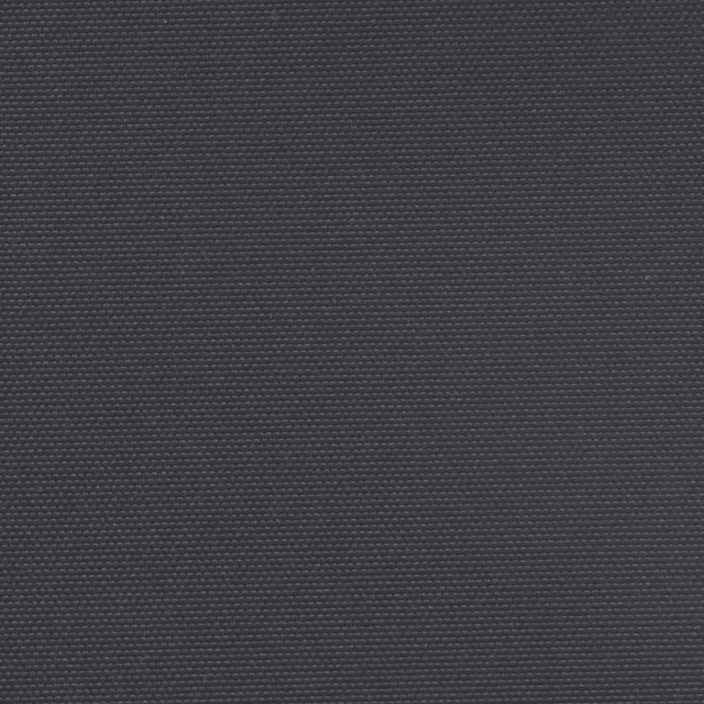  Zaťahovacia bočná markíza, čierna 200x600 cm