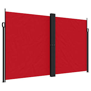 Zatahovací boční markýza červená 200 x 600 cm - obrázek 2