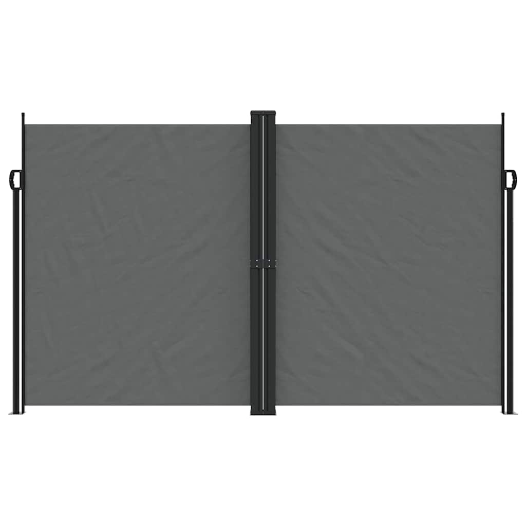 vidaXL Windscherm uittrekbaar 200x600 cm antracietkleurig afbeelding