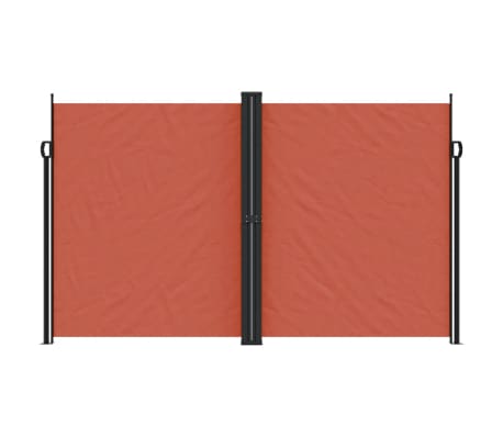 vidaXL Windscherm uittrekbaar 200x600 cm terracotta