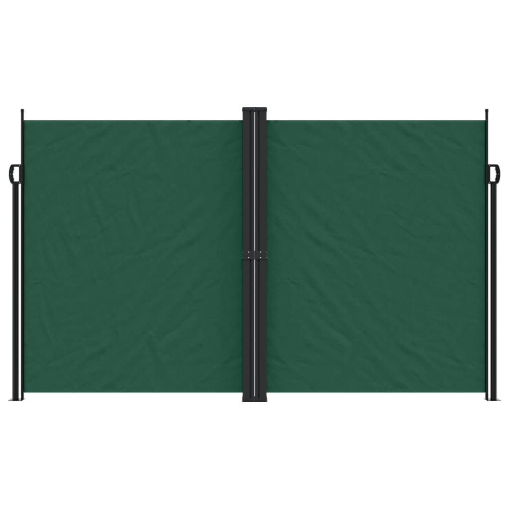vidaXL Windscherm uittrekbaar 200x600 cm donkergroen afbeelding