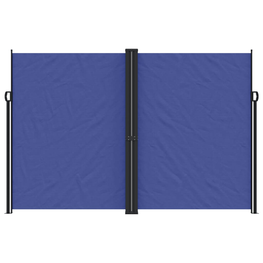 vidaXL Windscherm uittrekbaar 220x600 cm blauw afbeelding