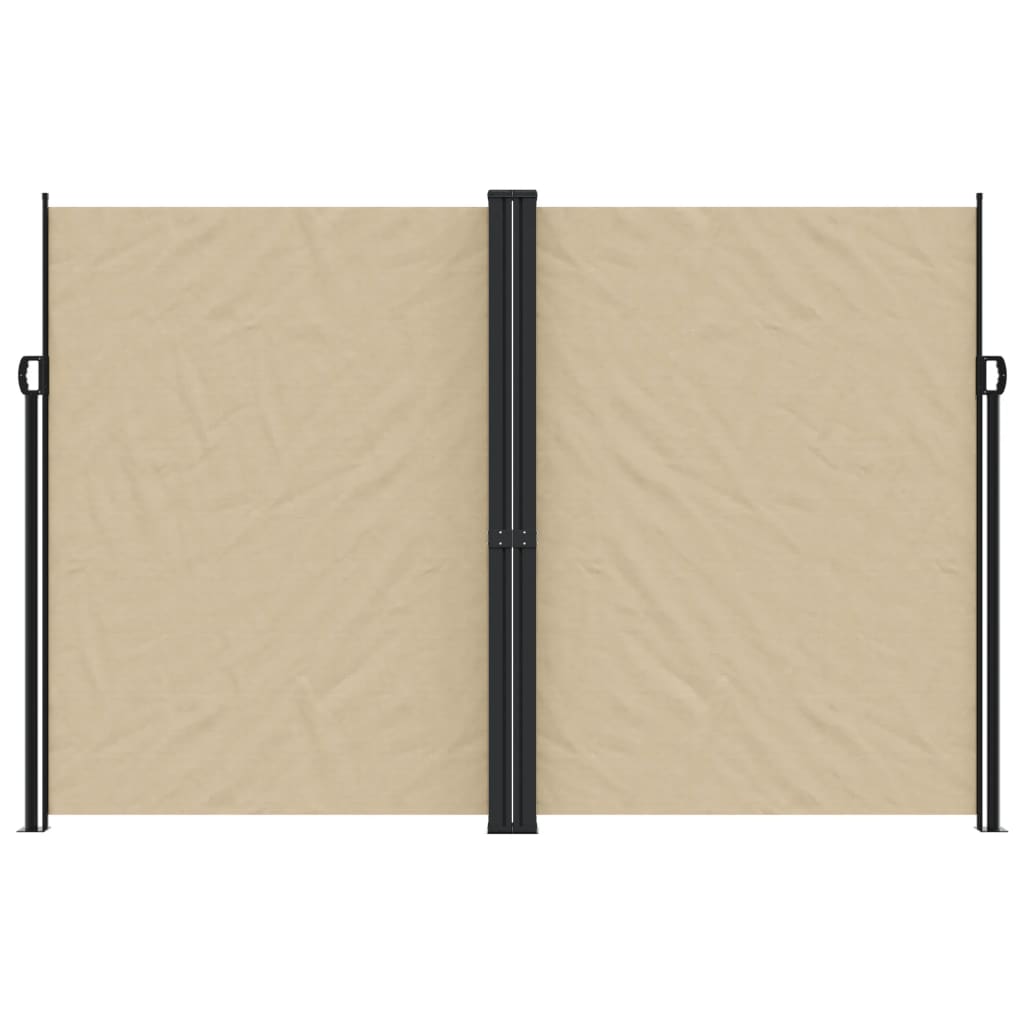 vidaXL Windscherm uittrekbaar 220x600 cm beige afbeelding