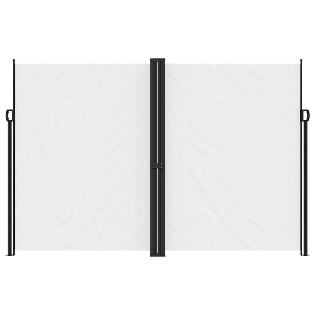 vidaXL Windscherm uittrekbaar 220x600 cm wit afbeelding