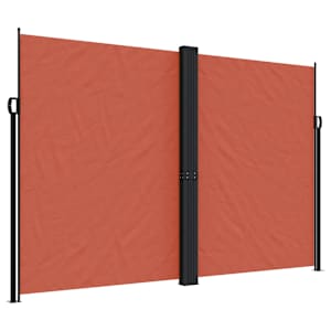 Zatahovací boční markýza terakotová 220 x 600 cm - obrázek 2