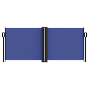 Zatahovací boční markýza modrá 100 x 1 000 cm - obrázek 3