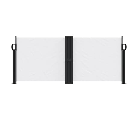 vidaXL feh&eacute;r beh&uacute;zhat&oacute; oldals&oacute; napellenző 100 x 1000 cm