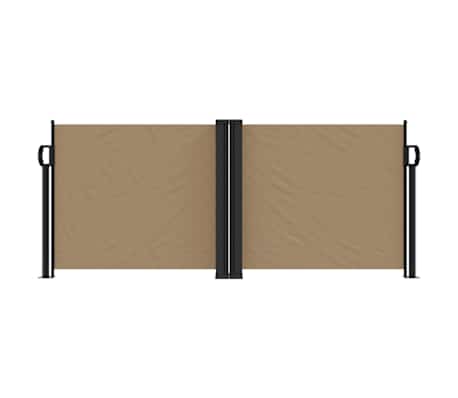 vidaXL Auvent lat&eacute;ral r&eacute;tractable taupe 100x1000 cm