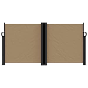 Zatahovací boční markýza taupe 120 x 1 000 cm - obrázek 3