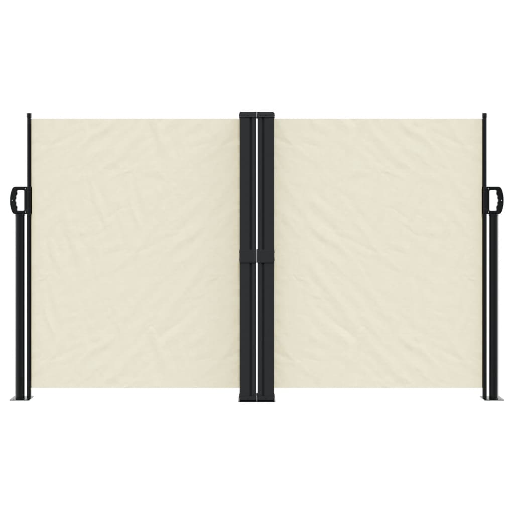 vidaXL Windscherm uittrekbaar 140x1000 cm crème afbeelding