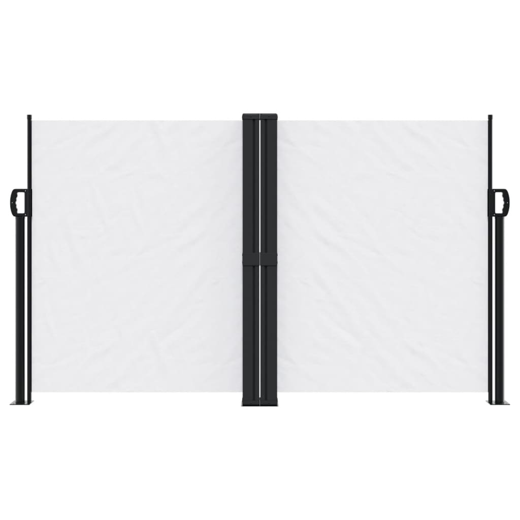 vidaXL Windscherm uittrekbaar 140x1000 cm wit afbeelding