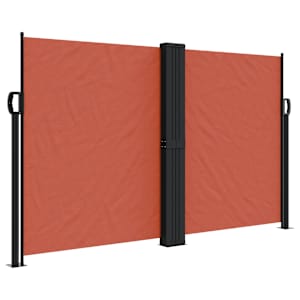 Zatahovací boční markýza terakotová 140 x 1 000 cm - obrázek 2