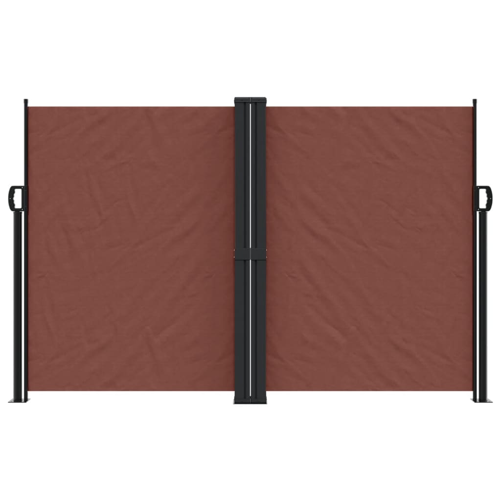 vidaXL Windscherm uittrekbaar 160x1000 cm bruin afbeelding