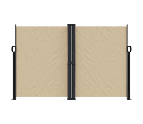vidaXL Windscherm uittrekbaar 160x1000 cm beige